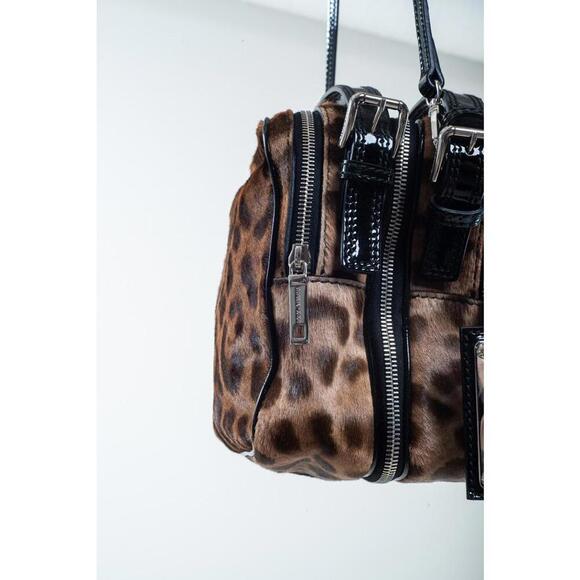 Dolce & Gabbana Leopard Print Pony Hair Camera Bag - Picture 4 of 8